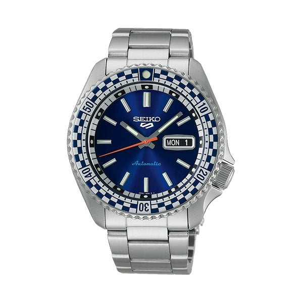 SEIKOSeiko 5 Sports SRPK65K1 Men's Automatic Watch, Petrol Blue Dial, Stainless Steel BraceletWATCHESEcecile