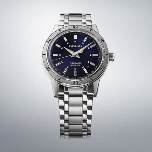 SEIKOSeiko Presage Style 60's SRPL07J1 Men's Automatic Watch - 39.5mm Stainless SteelWATCHESEcecile