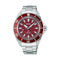 SEIKOSeiko Prospex SRPL11K1 'Samurai' Automatic Men's Dive Watch - Red Dial, Stainless Steel BraceletWATCHESEcecile