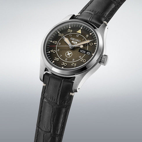 SEIKOSeiko 5 Sports SRPL31K1 Automatic Men's Watch - Black Gradient Dial, Black Leather StrapWATCHESEcecile