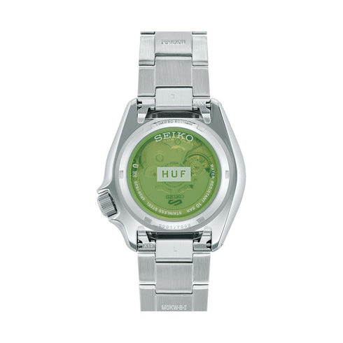 SEIKOSeiko 5 Sports SRPL33K1 HUF Limited Edition Men's Watch - Silver - Blue Dial, Stainless Steel BraceletWATCHESEcecile