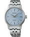 SEIKOSeiko Presage Cocktail Time SRPL61J1 'Frozen Skydiving' Women's Watch – 34mm Stainless Steel, Light Blue Dial with Diamond Accents, Automatic Movement, 50M Water ResistanceWATCHESEcecile