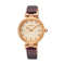 SEIKOSeiko SRZ548P1 Women's Quartz Watch, Rose Gold - Tone Case, Brown Leather StrapWATCHESEcecile