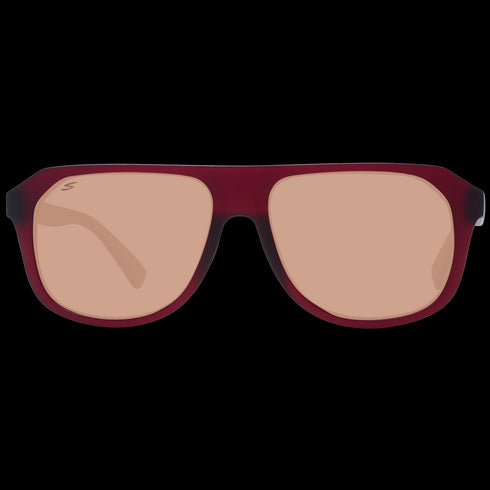 SERENGETISerengeti SS535004 Oatman Sunglasses – Frosted Burgundy Frame, Polarized Drivers LensesEYEWEAREcecile