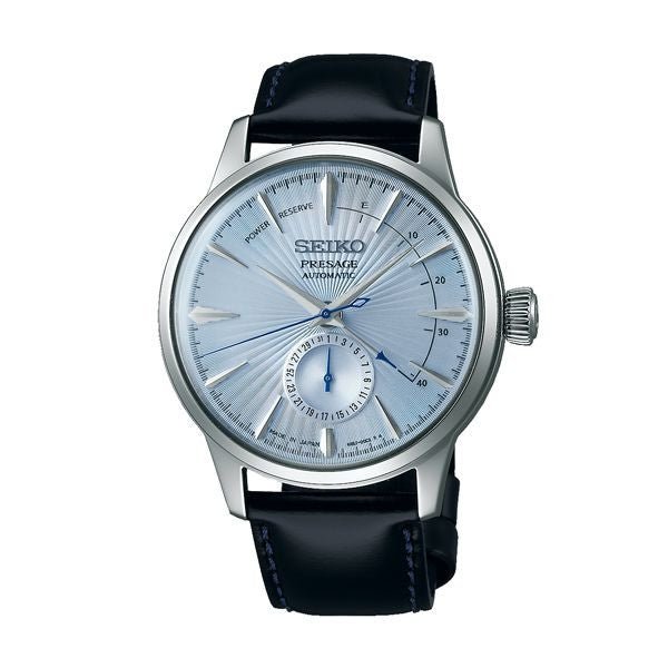 SEIKOSeiko Presage Cocktail Time SSA343J1 Men's Automatic Watch - 40.5mm Stainless Steel, Light Blue DialWATCHESEcecile