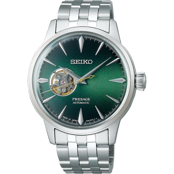 SEIKOSeiko Presage SSA441J1 Automatic Men's Watch - Green Dial, Stainless Steel BraceletWATCHESEcecile