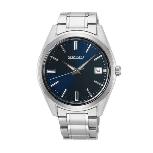 SEIKOSeiko SUR309P1 Men's Quartz Watch - Blue Dial, Stainless Steel BraceletWATCHESEcecile