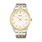 SEIKOSeiko SUR402P1 Men's Quartz Watch - White Dial, Two - Tone Stainless Steel BraceletWATCHESEcecile