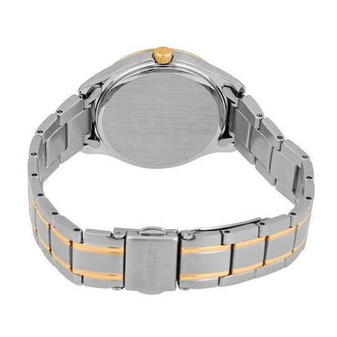 SEIKOSeiko SUR476P1 Women's Watch – Brown Dial, Two - Tone Stainless Steel, 30mmWATCHESEcecile