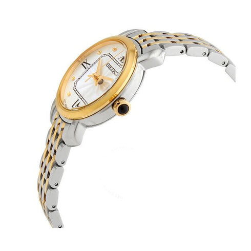 SEIKOSeiko SUR498P1 Women's Quartz Watch, Silver Dial, Two - Tone Stainless Steel BraceletWATCHESEcecile
