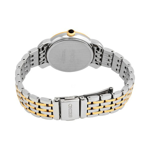 SEIKOSeiko SUR498P1 Women's Quartz Watch, Silver Dial, Two - Tone Stainless Steel BraceletWATCHESEcecile