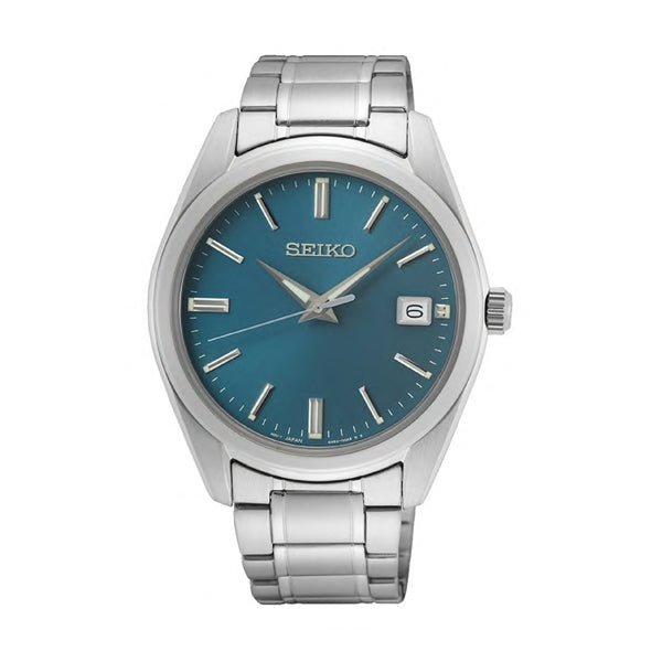 SEIKOSeiko Classic SUR525P1 Quartz Men's Watch - Blue Dial, Stainless Steel BraceletWATCHESEcecile