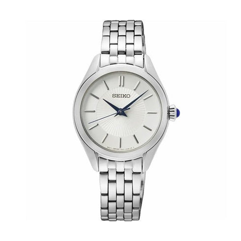 SEIKOSeiko SUR537P1 Women's Quartz Watch, Silver Dial, Stainless Steel BraceletWATCHESEcecile