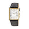 SEIKOSeiko SWR052P1 Men's Quartz Watch – Gold Case, Black Leather StrapWATCHESEcecile