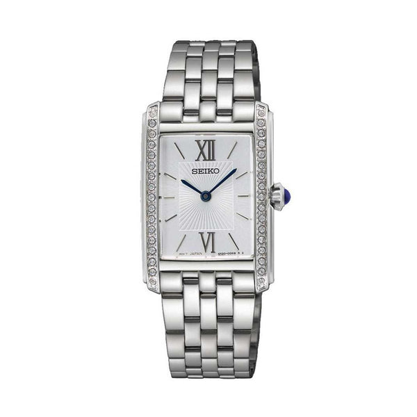 SEIKOSeiko SWR091P1 Women's Quartz Watch, Silver Dial, Stainless Steel BraceletWATCHESEcecile