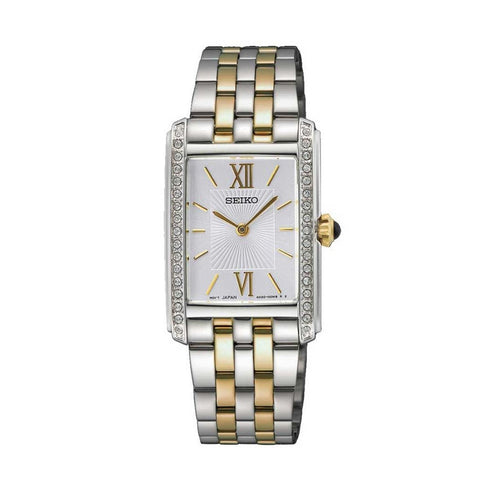 SEIKOSeiko SWR093P1 Women's Quartz Watch, Silver Dial, Two - Tone Stainless Steel BraceletWATCHESEcecile