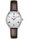 TISSOTTissot Tradition 5.5 Lady T0632091603800 - 31mm Silver Dial, Brown Leather StrapWATCHESEcecile