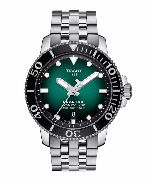 TISSOTTissot Seastar 1000 Powermatic 80 T120.407.11.091.01 Men's Automatic Watch - 43mm Stainless SteelWATCHESEcecile