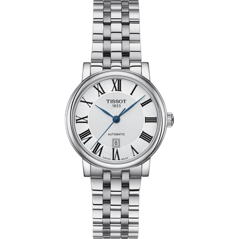 TISSOTTissot Carson Premium Automatic Lady Women's Watch - Silver Dial, Stainless Steel BraceletWATCHESEcecile