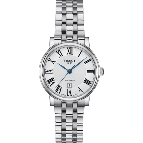 TISSOTTissot Carson Premium Automatic Lady Women's Watch - Silver Dial, Stainless Steel BraceletWATCHESEcecile