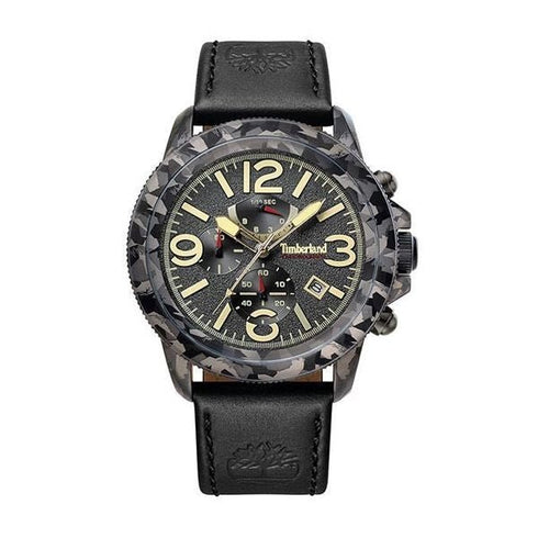 TIMBERLANDTimberland Ashbrook TBL15474JSGY/61 Men's 46mm Grey Dial Chronograph Watch, Black Leather StrapWATCHESEcecile