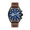 TIMBERLANDTimberland Seabrook TBL15640JLU/03 Men's 45mm Blue Dial Chronograph Watch, Brown Leather StrapWATCHESEcecile