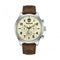 TIMBERLANDTimberland TDWGF0009703 Ashmont Dual Time Chronograph Men's Watch – 46mm Silver Stainless Steel Case, Beige Dial, Brown Leather Strap, Quartz Movement, 5 ATM Water ResistanceWATCHESEcecile