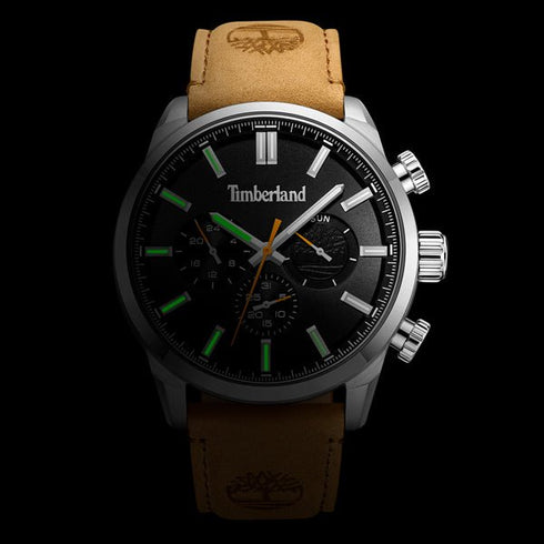 TIMBERLANDTimberland Henniker II Men’s Multifunction Stainless Steel Watch 46 mmWATCHESEcecile