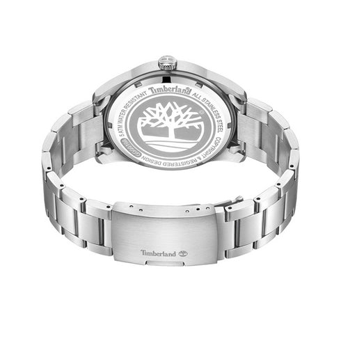 TIMBERLANDTimberland Northbridge Men's Watch TDWGG0010806 – Silver - Tone Case, Green Dial, Stainless Steel BraceletWATCHESEcecile