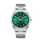 TIMBERLANDTimberland Northbridge Men's Watch TDWGG0010806 – Silver - Tone Case, Green Dial, Stainless Steel BraceletWATCHESEcecile