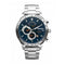TIMBERLANDTimberland Nickerson TDWGK2100205 Men's 49mm Blue Dial Dual Time Quartz Watch – Silver Stainless Steel BraceletWATCHESEcecile