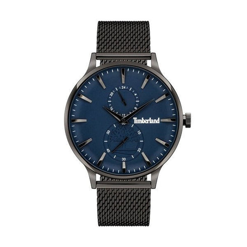 TIMBERLANDTimberland Eastmore Men's Watch TDWJK2001102 – Black Stainless Steel Case, Blue Dial, Black Mesh BraceletWATCHESEcecile