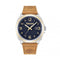 TIMBERLANDTimberland TDWLB0030201 Actwell Men's Watch – 44mm Gold - Tone Stainless Steel Case, Blue Dial, Brown Leather Strap, Date Display, 5 ATM Water ResistanceWATCHESEcecile