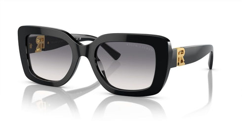 RALPH LAURENRalph Lauren The Nikki RL 8217U Women's Sunglasses – Black Frame with Purple Gradient LensesEYEWEAREcecile