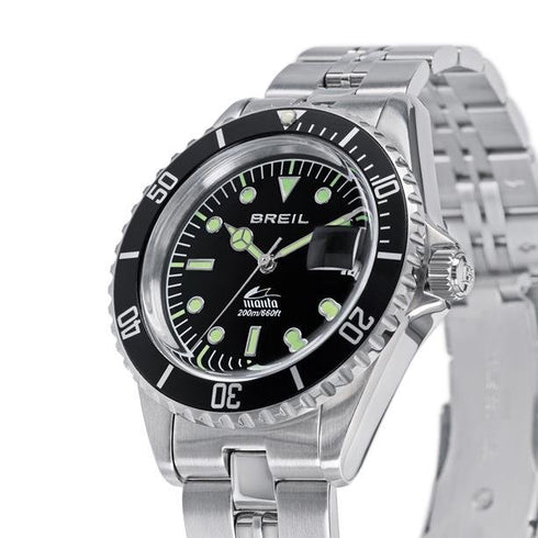 BREILBreil Manta Heritage TW2088 Men's Watch – Black Dial, 38mm Steel, 200m WRWATCHESEcecile