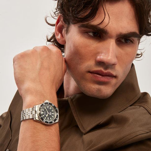 BREILBreil Manta Heritage TW2088 Men's Watch – Black Dial, 38mm Steel, 200m WRWATCHESEcecile