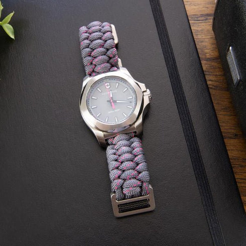 VICTORINOXVictorinox I.N.O.X. V Women's Watch - Grey Dial, Paracord Strap (Model V241771)WATCHESEcecile