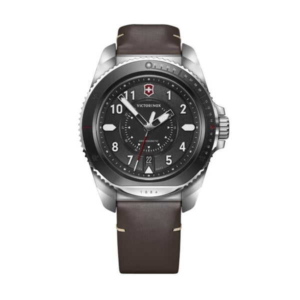 VICTORINOXVictorinox Journey 1884 Men's Watch V241976.1 – Black Dial, Brown Leather StrapWATCHESEcecile