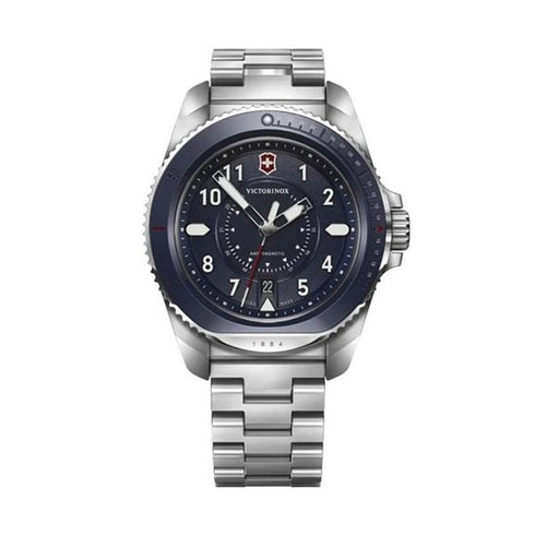 VICTORINOXVictorinox Journey 1884 Men's Watch V241978 – Blue Dial, Stainless Steel BraceletWATCHESEcecile