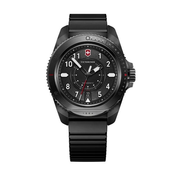 VICTORINOXVictorinox Journey 1884 Men's Watch V241982 – Black Dial, Black Rubber StrapWATCHESEcecile