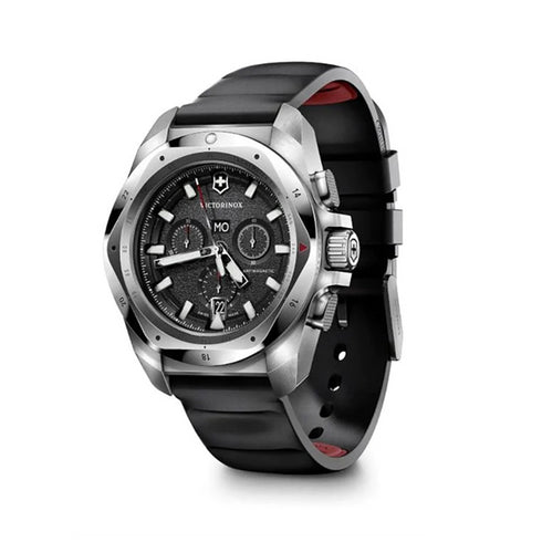 VICTORINOXVictorinox I.N.O.X. Chrono Men's Watch V241983 – Black Dial, Black Rubber StrapWATCHESEcecile