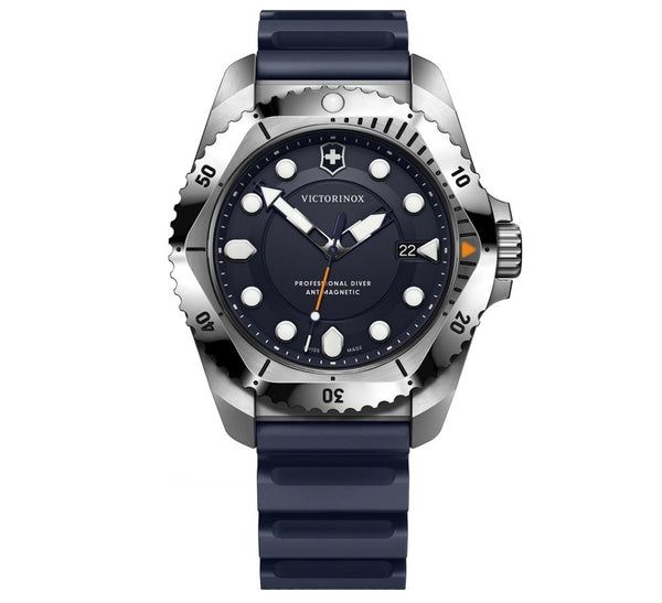 VICTORINOXVictorinox Dive Pro Quartz Men's Watch V241991 – Blue Dial, Blue Rubber StrapWATCHESEcecile