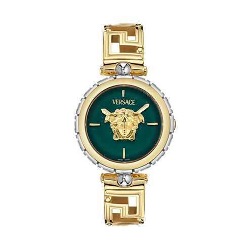 VERSACEVersace Medusa Jewel VE0B00325 Women's Watch - Gold PVD, Green Dial, 34mmWATCHESEcecile