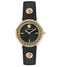 VERSACEVersace V - Tribute VE2P00222 Women's Swiss Quartz Watch - Gold - Tone Stainless Steel Case, Black Leather Strap, 36mmWATCHESEcecile