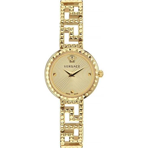 VERSACEVersace VE7A00323 Greca Goddess 28mm Women's Watch - Gold Stainless SteelWATCHESEcecile