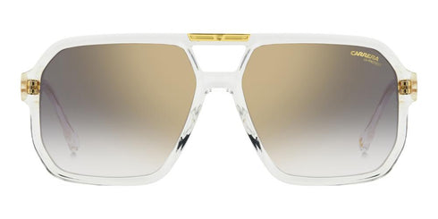 CARRERACarrera Victory C 01/S 900/FQ Unisex Sunglasses - Crystal Frame, Grey Shaded Gold Mirror LensesEYEWEAREcecile
