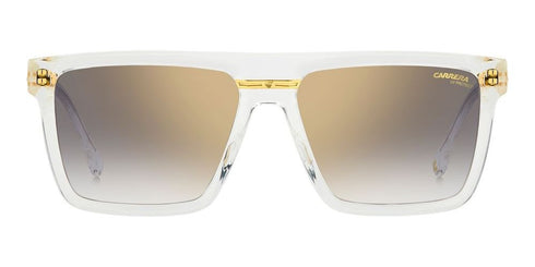 CARRERACarrera Victory C 03/S 900/FQ Unisex Sunglasses - Crystal Frame, Grey Gradient Gold Mirror LensesEYEWEAREcecile