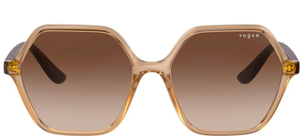 VOGUEVogue VO5361S Women's Sunglasses – 55mm Hexagonal Frame, Gradient Lenses, Multiple Color OptionsEYEWEAREcecile
