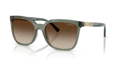 VOGUEVogue VO5633SB W44/8S Women's Sunglasses – 56mm Black Frame, Grey Gradient Blue Polarized LensesEYEWEAREcecile