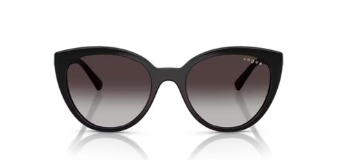 VOGUEVogue VO5634SB Women's Cat - Eye Sunglasses – 53mm Black Frame, Grey Gradient LensesEYEWEAREcecile